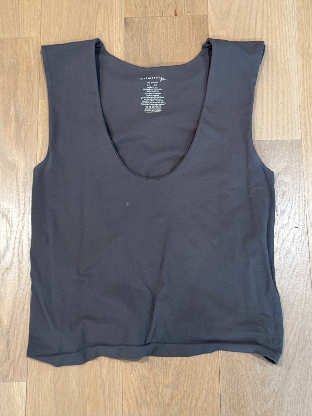 Everyday Black Scoop Tank Top — Minimal Women's Layering Tank